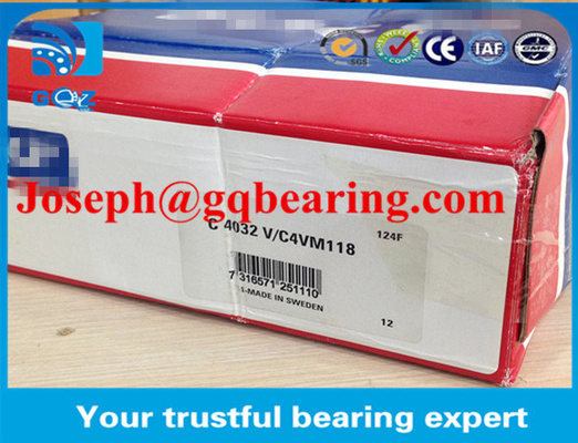 औद्योगिक गोलाकार स्व-संरेखण रोलर लेयरिंग उच्च गति C 4032 V CARB