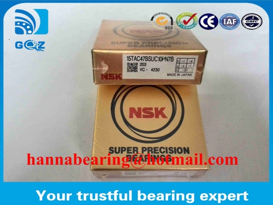 40TAC72BSUC10PN7B के लिए कोणीय संपर्क धक्का गेंद असर गेंद पेंच समर्थन