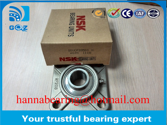 लंबी स्थायित्व चार बोल्ट फ्लैंग्ड हाउसिंग SSUCF203 तकिया ब्लॉक 17x86x33.3 मिमी