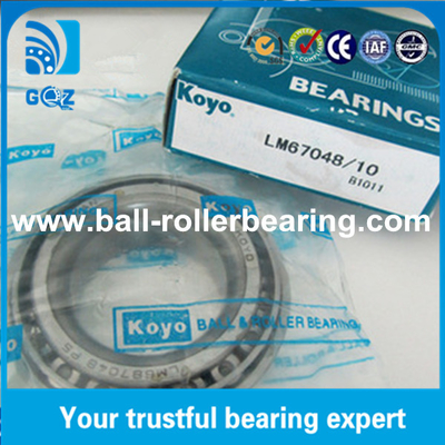 LM67048/10 LM67048 ऑटोमोबाइल एकल पंक्ति असर KOYO 31.750x59.131x15.875 मिमी