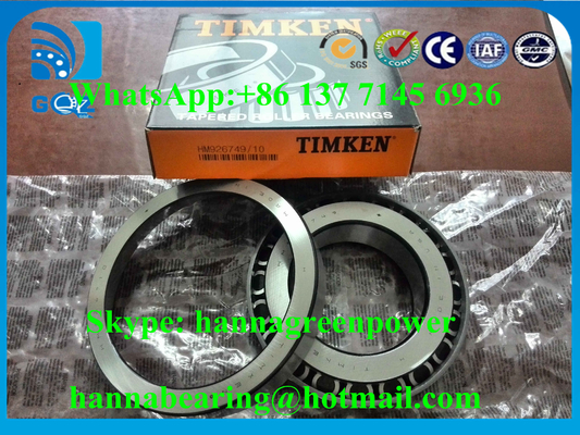 HM926749/HM926710 इंच एकल पंक्ति कॉपर रोलर असर 127.792x228.6x53.975mm