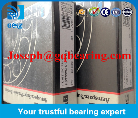 HSS7009-C-T-P4S-UL मशीन उपकरण के लिए कोणीय संपर्क असर 45x75x16 मिमी