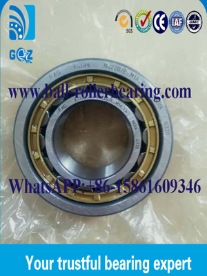 FAG NJ2207E.M1A.C4 सिलेंडर रोलर असर उच्च गति स्टील