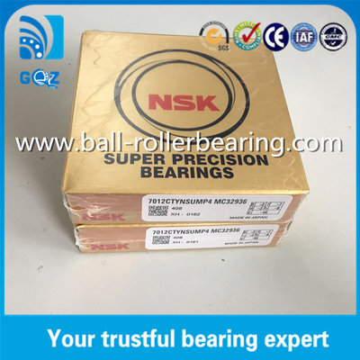 पी4 प्रेसिजन एनएसके सुपर प्रेसिजन लेयरिंग कोण संपर्क 7012CTYNSUMP4 60*95*18 मिमी