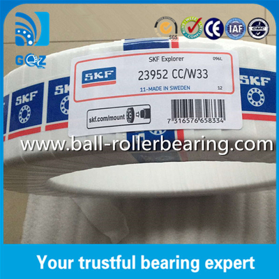 इस्पात पिंजरे तेल ग्रूव गोलाकार रोलर असर स्व संरेखण रोलर असर SKF 23952 CC / W33