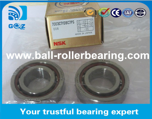 HCB7008-C-T-P4S स्पिंडल कोणीय संपर्क गेंद बीयरिंग HCB7008.C.T.P4S NSK 40 x 68 x 15 मिमी