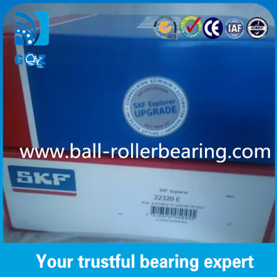 ई प्रकार केज गोलाकार औद्योगिक रोलर लेयरिंग भारी भार के लिए सुदृढ़ SKF 22320 E