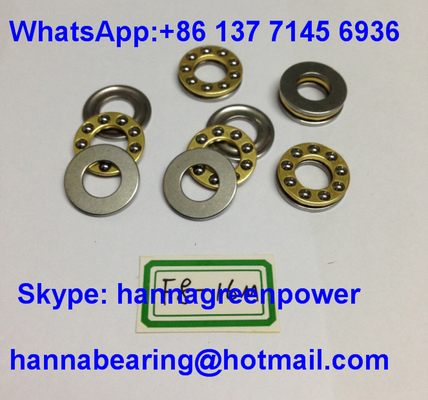 F10-18M पीतल पिंजरे लघु धक्का गेंद असर ग्रूव 10x18x5.5 मिमी के साथ