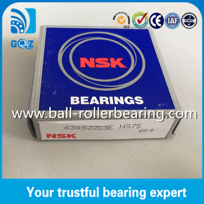 धातु शील्ड C3 क्लियरेंस ऑटोमोटिव बीयरिंग NSK 6305ZZC3E 6305ZZC3