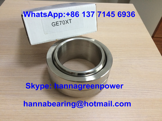 GE70XT स्टेनलेस स्टील गोलाकार सादा असर GE70XT/X स्लाइडिंग असर 70 * 105 * 49 मिमी