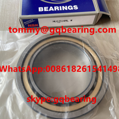 NSK SKF NU1014ML पीतल पिंजरे बेलनाकार रोलर असर 70X110X20mm