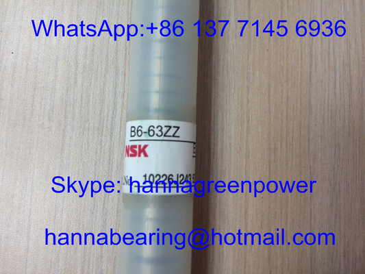 B6-63Z / B6-63ZZ / B6-63 धातु ढाल लघु ऑटोमोटिव बीयरिंगें गहरी ग्रूव बॉल बीयरिंग 6*16*5 मिमी