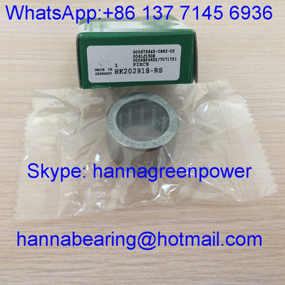 HK202918-RS / HK202918 / HK20x29x18 मोटरसाइकिल क्लच असर / सील के साथ सुई रोलर असर, 20*29*18 मिमी