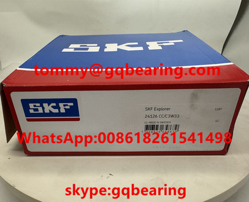 स्वीडन उत्पत्ति SKF 24126 CC/C3W33 C3 क्लेरेंस गोलाकार रोलर असर 130x210x80mm