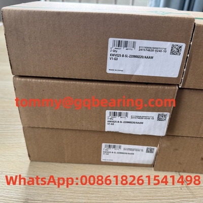 G1 प्रेसिजन INA KWVE25-B-SL रैखिक ब्लॉक KWVE25-B-SL-220900220/AAAM V1-G3 संकीर्ण लंबी प्रकार रैखिक स्लाइड असर