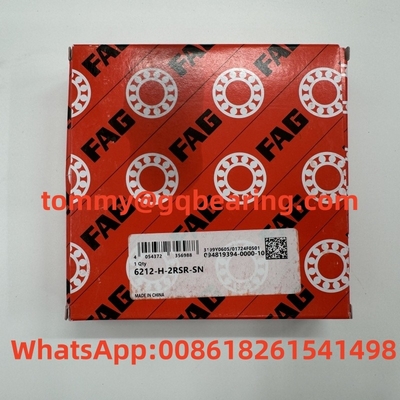 स्टील शीट मेटल केज FAG 6212-H-2RSR-SN गहरी ग्रूव बॉल लेयरिंग 60x110x22mm
