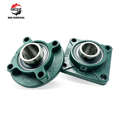 जीक्यूजेड यूएफएल004 दो बोल्ट ओवल फ्लैंज बेयरिंग यूनिट 20 मिमी बोर सेट स्क्रू लॉक सेल्फ-अलाइनिंग इंसर्ट बेयरिंग असेंबली