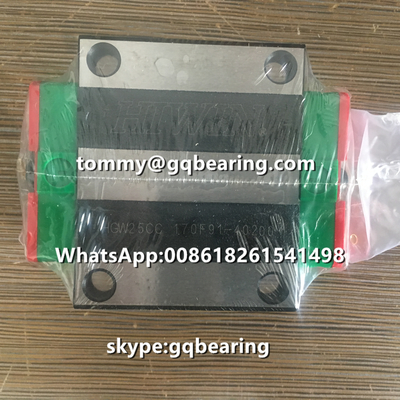 उच्च परिशुद्धता भारी भार प्रकार Hiwin HGW25CC HGW25 CC रैखिक स्लाइड असर