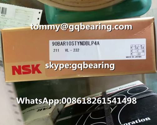 NSK 90BAR10STYNDBLP4A हल्का प्रीलोडेड थ्रस्ट कोण संपर्क गेंद असर