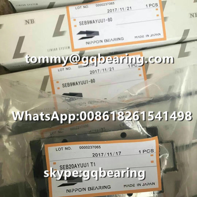 जापान मूल NB SEB9WAY SEB9WAYUU1-80 स्टेनलेस स्टील रैखिक गाइड और ब्लॉक
