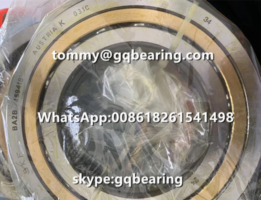 Gcr15 स्टील सामग्री SKF BA2B 459418 पीतल सामग्री पिंजरे परिशुद्धता कोणीय संपर्क गेंद असर