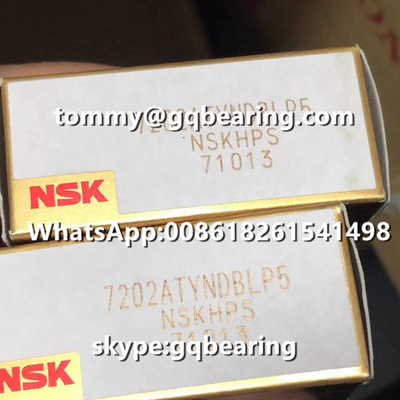 पी5 प्रेसिजन लाइट प्रीलोड NSK 7202ATYNDBLP5 कोणीय संपर्क गेंद असर