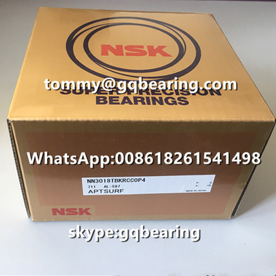 P4 प्रेसिजन NSK NN3018TBCCG8P4 पूर्ण पूरक बेलनाकार रोलर असर