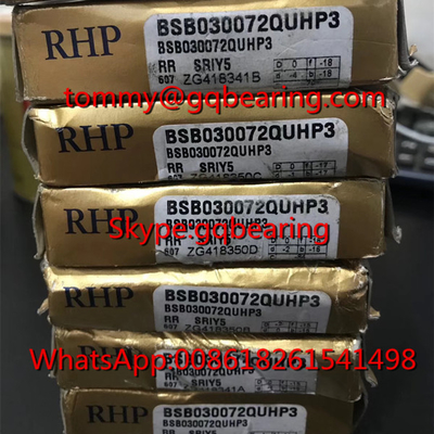 पी3 प्रेसिजन क्वाड सेट मैचिंग आरएचपी BSB030072QUHP3 बॉल स्क्रू सपोर्ट असर
