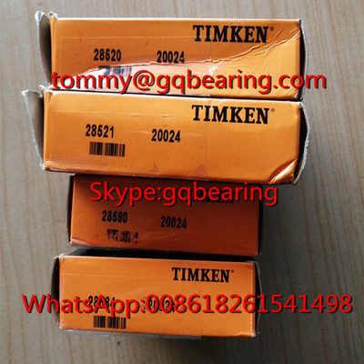 Gcr15 स्टील सामग्री TIMKEN 28580/28520 इंच श्रृंखला कॉपर रोलर असर