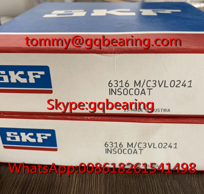 ऑस्ट्रिया उत्पत्ति SKF 6314/C3VL0241 INSOCOAT डीप ग्रूव बॉल लेयरिंग सील प्रकार ZZ 2RS OPEN