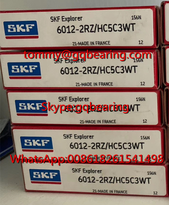 H5 सिरेमिक बॉल SKF 6012-2RZ/HC5C3WT एकल पंक्ति गहरी ग्रूव बॉल असर 60 x 95 x 18 मिमी