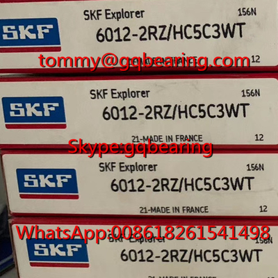 H5 सिरेमिक बॉल SKF 6012-2RZ/HC5C3WT एकल पंक्ति गहरी ग्रूव बॉल असर 60 x 95 x 18 मिमी