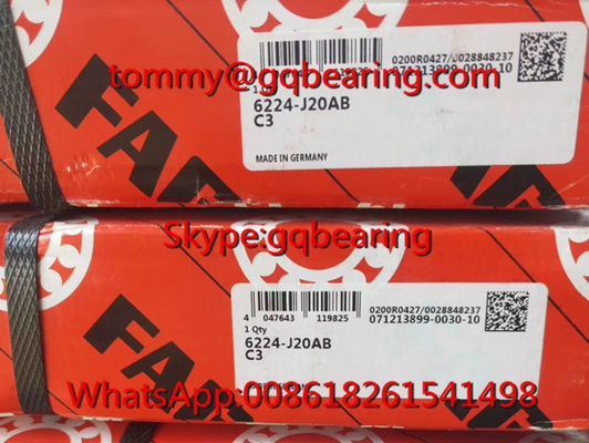 FAG 6224-J20AB-C3 अछूता एकल पंक्ति गहरी ग्रूव गेंद असर FAG 6324.C3.J20AA Insocoat असर
