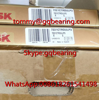 P3 सुपर प्रेसिजन NSK 7221CTRDULP3 एकल पंक्ति कोणीय संपर्क गेंद असर 105*190*36 मिमी