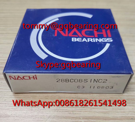 NACHI 28BC08S1NC2 एकल पंक्ति गहरी ग्रूव गेंद असर गियरबॉक्स असर आंतरिक व्यास 28 मिमी