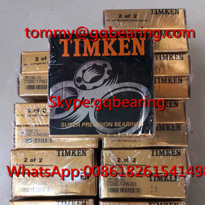 TIMKEN B7208C-T-P4S-DUL सुपर परिशुद्धता कोणीय संपर्क गेंद असर 40x80x18 मिमी संपर्क कोण 15 डिग्री