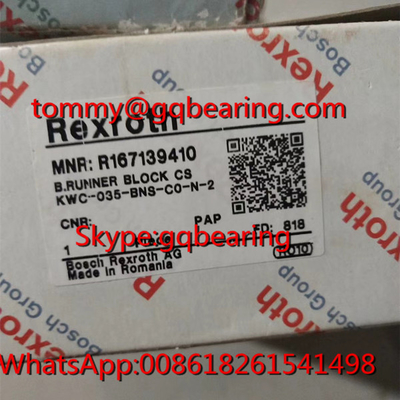 रेक्सरोथ R18513222X रोलर रेल रनर ब्लॉक बोश R18513222X रैखिक असर