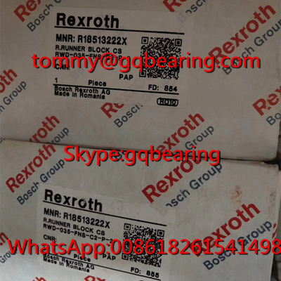 रेक्सरोथ R185133110 रोलर रेल रनर ब्लॉक बॉश R185133110 रैखिक असर