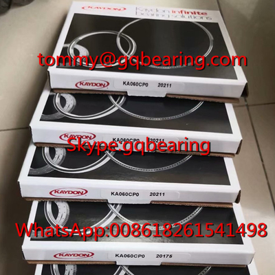 Kaydon KA060CP0 ओपन प्रकार पतला अनुभाग गेंद असर 152.4x165.1x6.35mm KA060 रोबोट असर