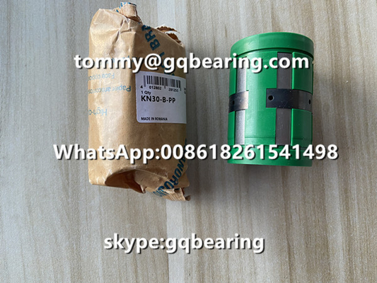 KN30-B-PP बंद प्रकार रैखिक गेंद असर शाफ्ट व्यास 30mm OD 47mm
