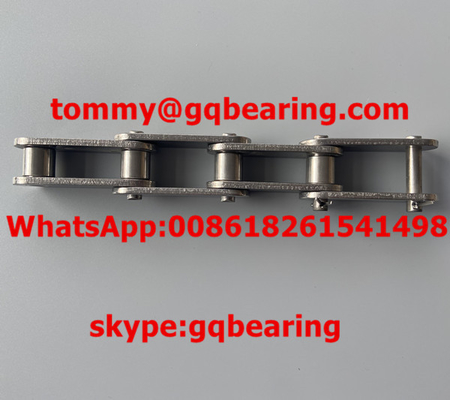 50.8mm SUS316 C2080H डबल पिच कन्वेयर चेन एंटी-कोरोशन स्टेनलेस स्टील चेन
