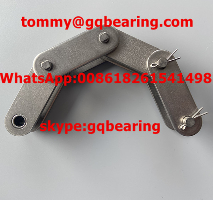 50.8mm SUS316 C2080H डबल पिच कन्वेयर चेन एंटी-कोरोशन स्टेनलेस स्टील चेन
