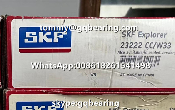 एकल पंक्ति Gcr15 स्टील गोलाकार रोलर असर P5 23222 CC/W33
